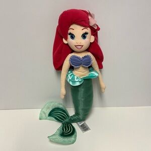 Disney Store Ariel Plush Doll The Little Mermaid